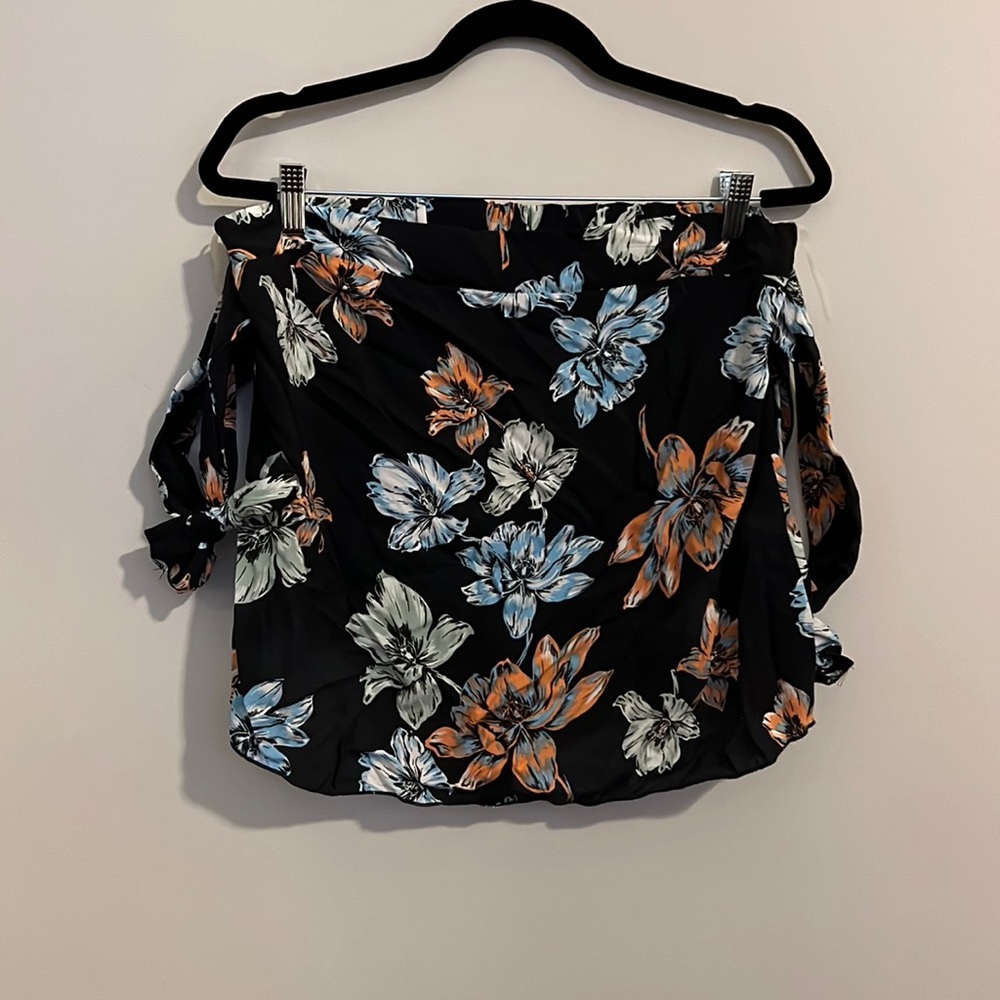 (L) Floral Tube Top